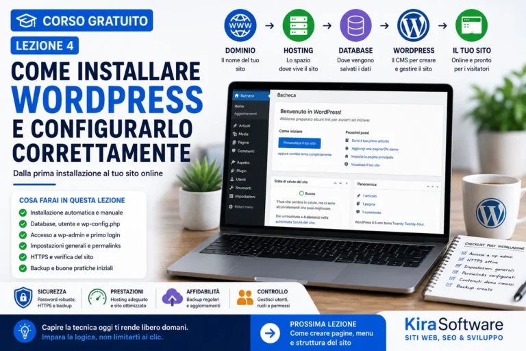 Come Installare WordPress: Guida Completa | KiraSoftware