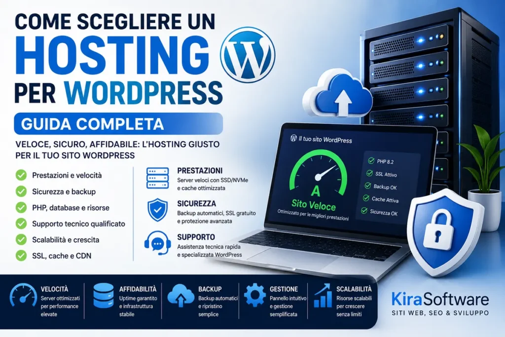 Hosting WordPress: Come Sceglierlo | KiraSoftware