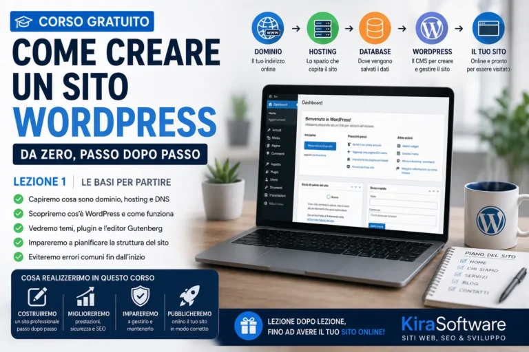 Come Creare un Sito WordPress da Zero | KiraSoftware