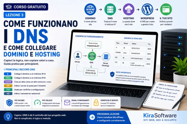 Come Funzionano i DNS: Guida Pratica | KiraSoftware