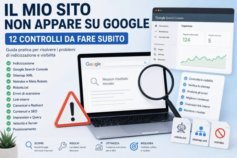 Sito Non Appare su Google? 12 Controlli | KiraSoftware